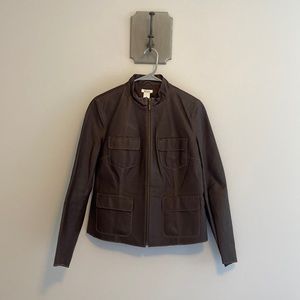 Liz Claiborne Brown Leather Jacket